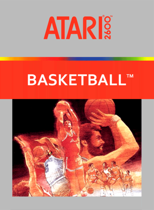 Basketball box art for Atari 2600